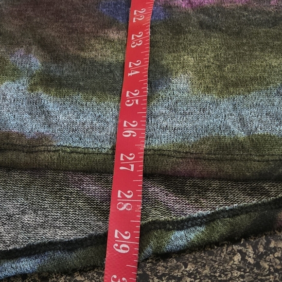 Ultra Teeze Women size 2X Top Dolman sleeves Multicolored - Picture 9 of 9